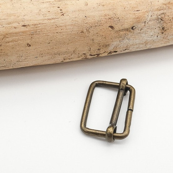30mm Adjustable Buckle, Antique Brass - Maison Klem